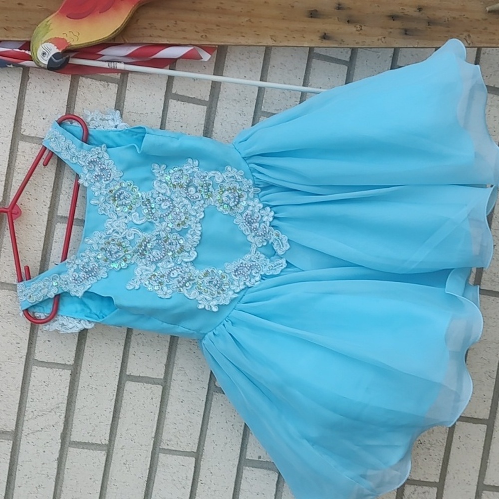 Blue dress